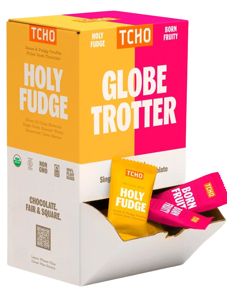 Globe Trotter Assorted Dark Chocolate Squares (60 Pack)