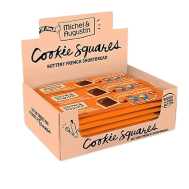 Milk Chocolate With Caramel Cookie Square (18 Pack)