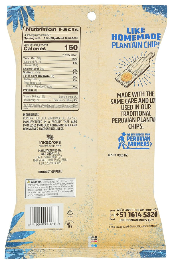 Tostones With Sea Salt Vegetable Chips