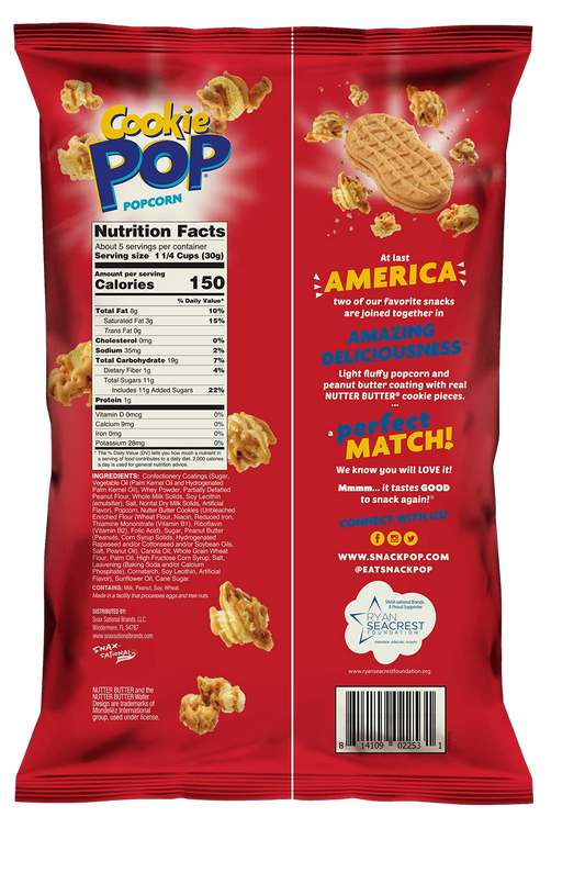 Nutrition Information - Nutter Butter Popcorn