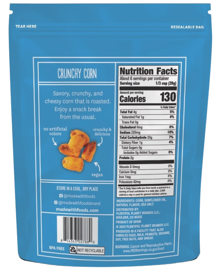 Cheezy Crunchy Corn