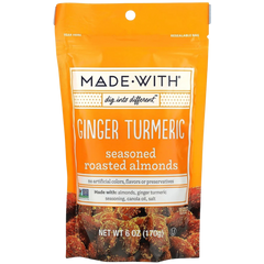 Ginger Turmeric Seasoned Roasted Almonds