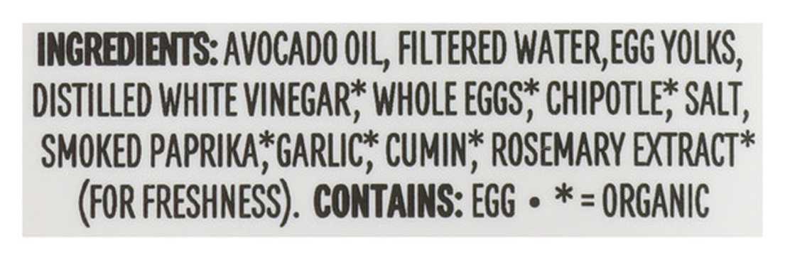 Chipotle Avocado Oil Mayo Squeeze