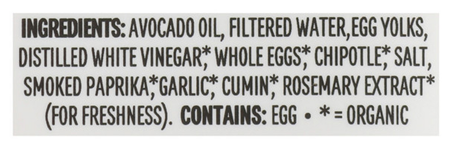 Chipotle Avocado Oil Mayo Squeeze