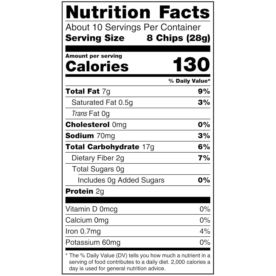 Sea Salt Thin And Crispy Tortilla Chips