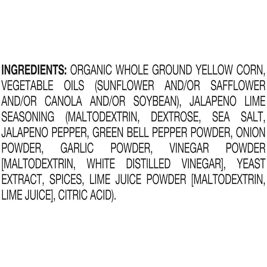 Jalapeño & Lime Tortilla Chips