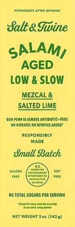 Mezcal & Salted Lime Salami