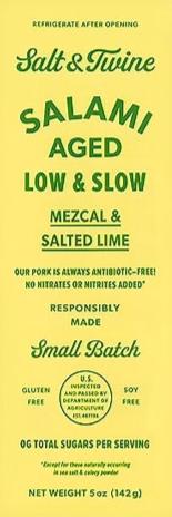 Mezcal & Salted Lime Salami