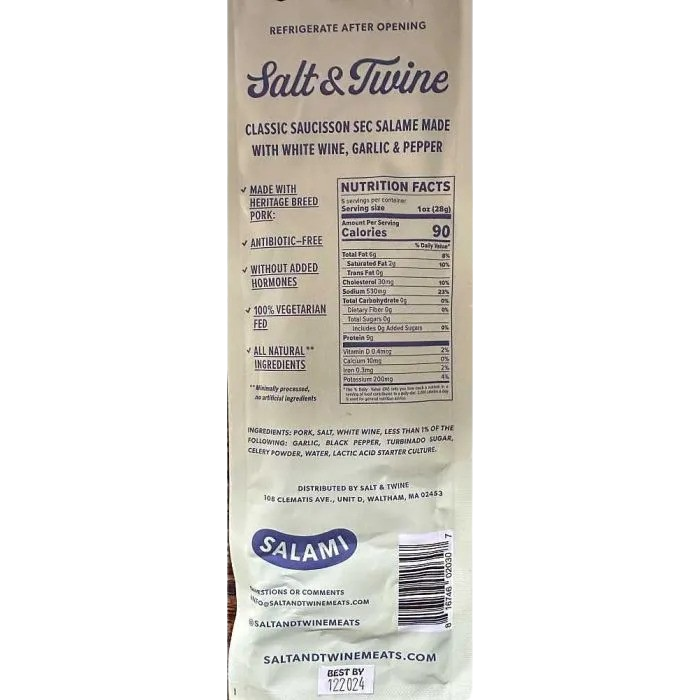 Classic Bistro Salami
