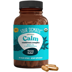 Organic Calm Mushroom Complex Vitamin Capsules (90 CT)