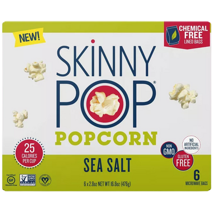 Sea Salt Popcorn - Microwave