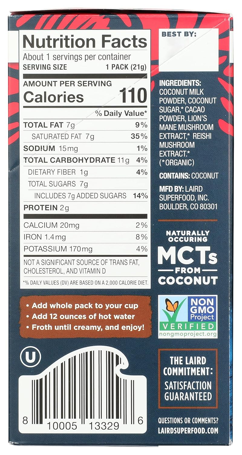 Laird Superfood Mocha Powdered Superfood Creamer (5 CT) – Martie
