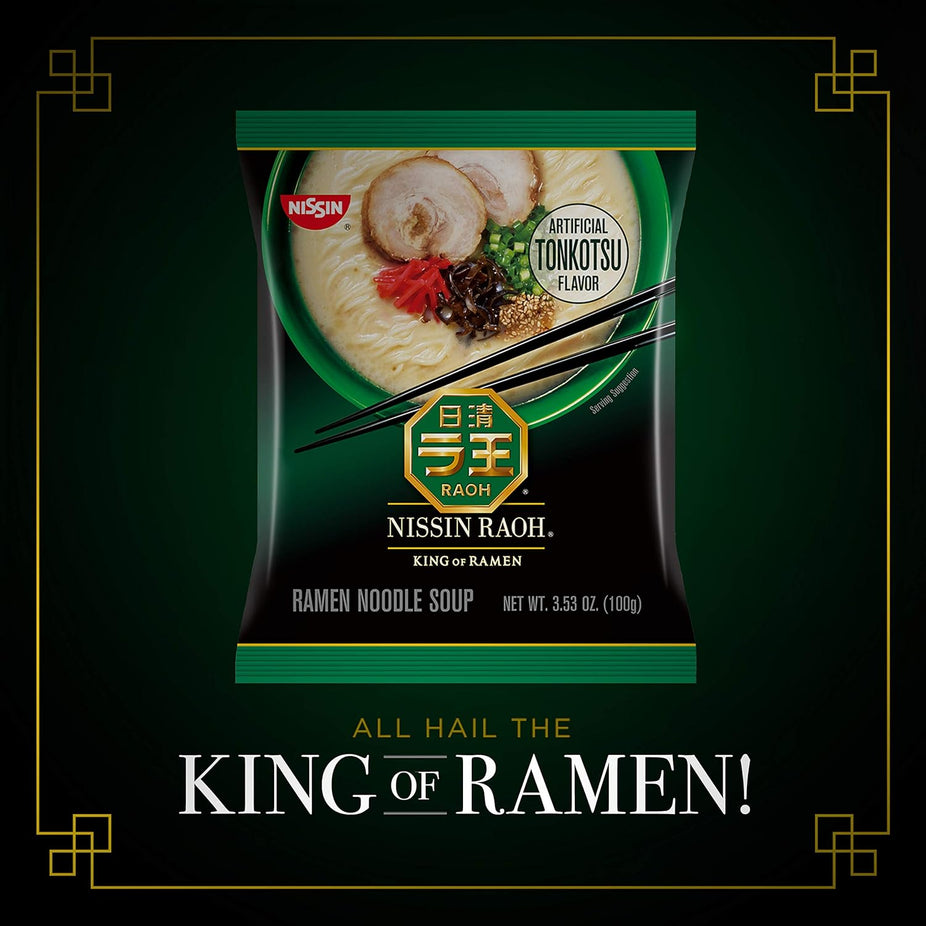 RAOH Ramen Noodle Soup - Tonkotsu (6 Pack)