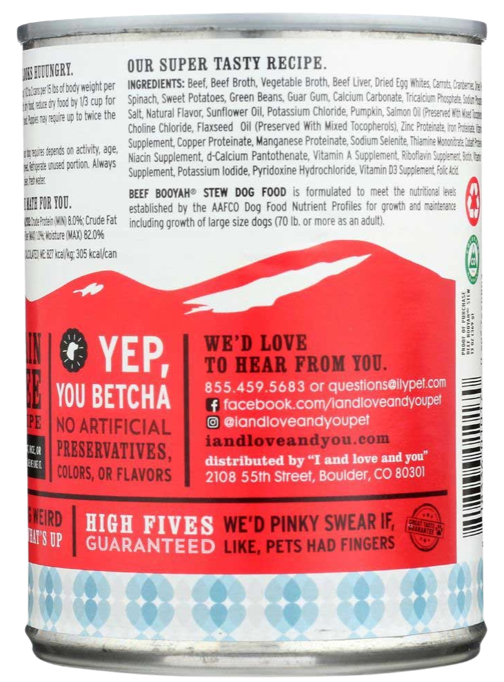 Beef Booyah Stew Dog Food