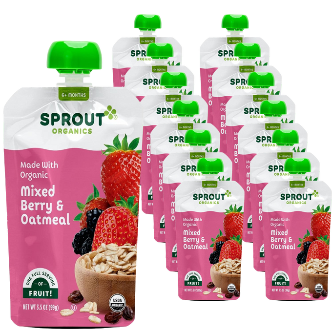 Mixed Berry and Oatmeal (6+ Months) (12 Pack)