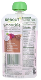 Smoothie with Strawberry Banana Yogurt Veggies and Flax Seed (12+ Months) (12 Pack)