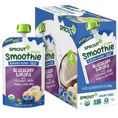 Dairy-Free Smoothie Blueberry Banana Coconut Milk Veggies (pack of 6)