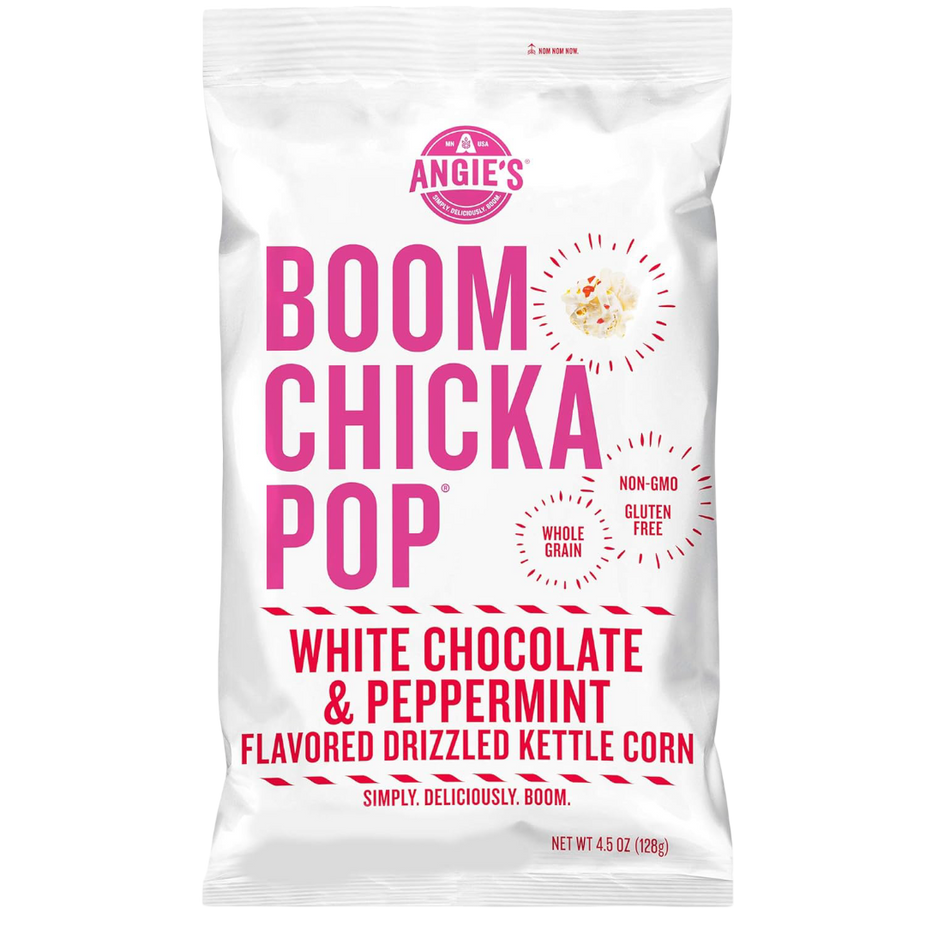 Boom Chicka Pop White Chocolate & Peppermint Drizzled Kettle Corn