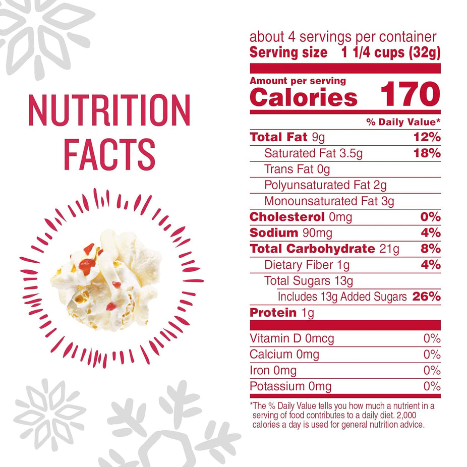 Boom Chicka Pop White Chocolate & Peppermint Drizzled Kettle Corn