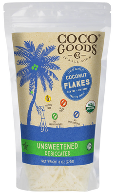 Organic Desiccated Coconut Flakes - Unsweetened