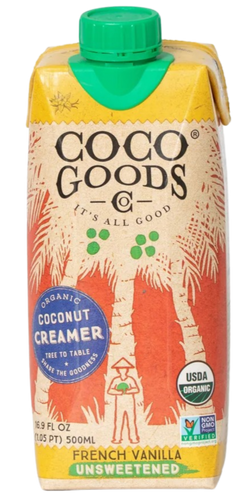 Organic Coconut Creamer - Unsweetened French Vanilla