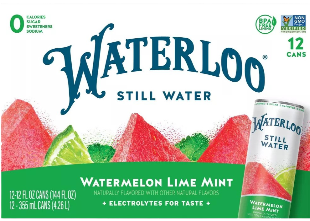Watermelon Lime Mint Still Water (12 Pack)