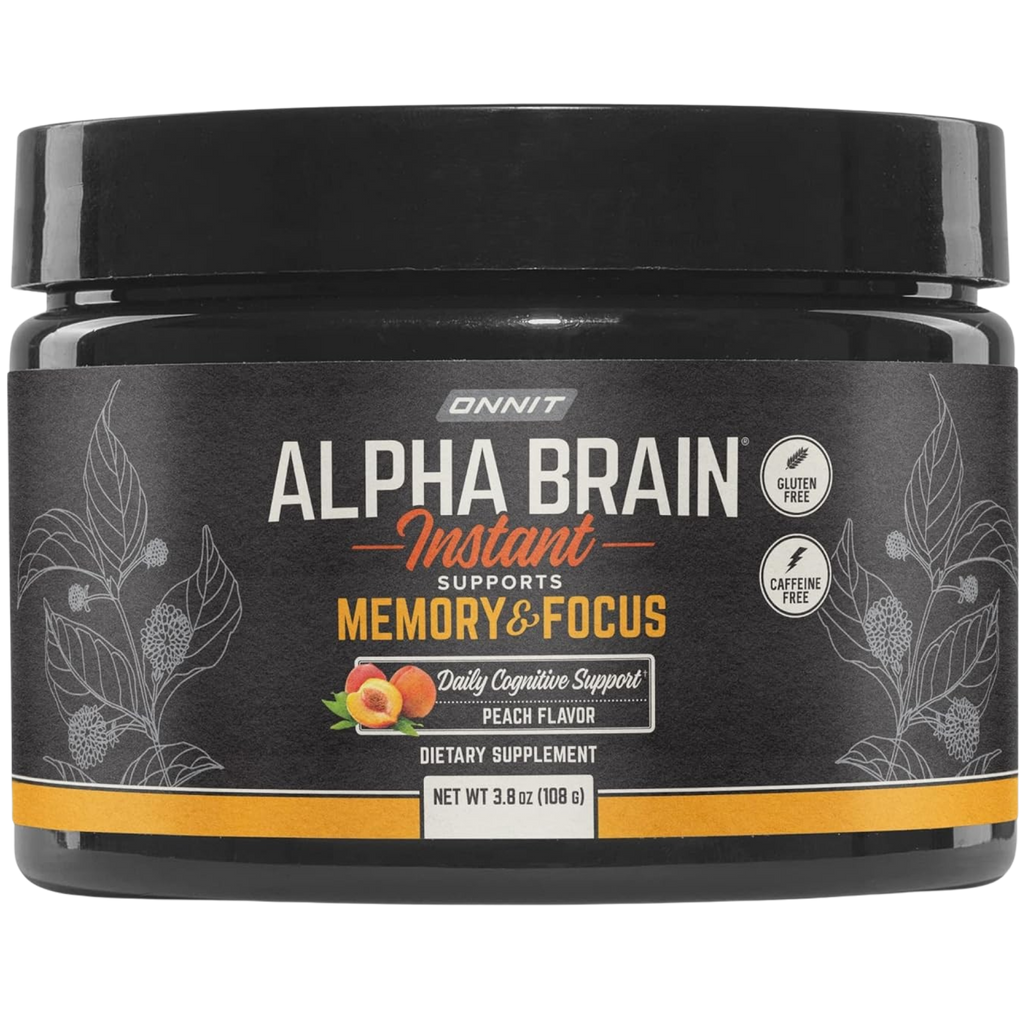 Onnit Alpha Brain Powder Peach – Martie