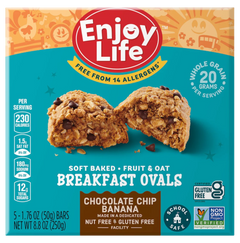 Banana Chocolate Chip Breakfast Oval Bar