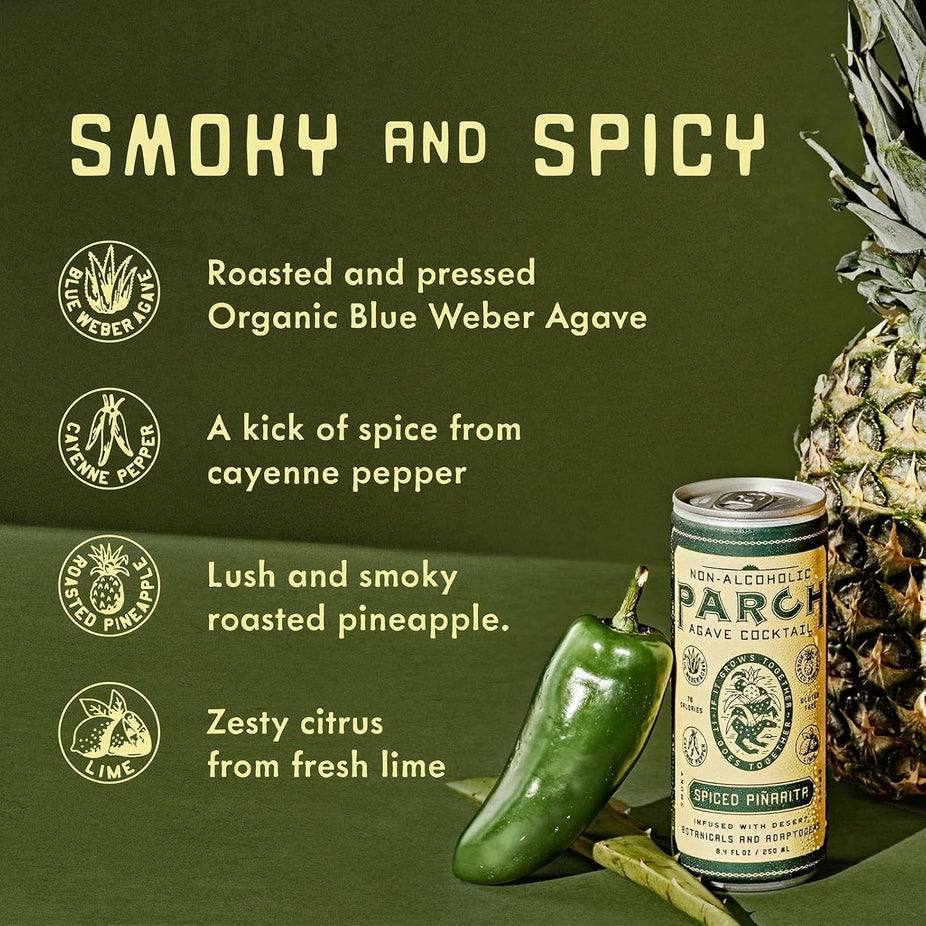 Spiced Pinarita Non-Alcoholic Cocktail (4 Pack)