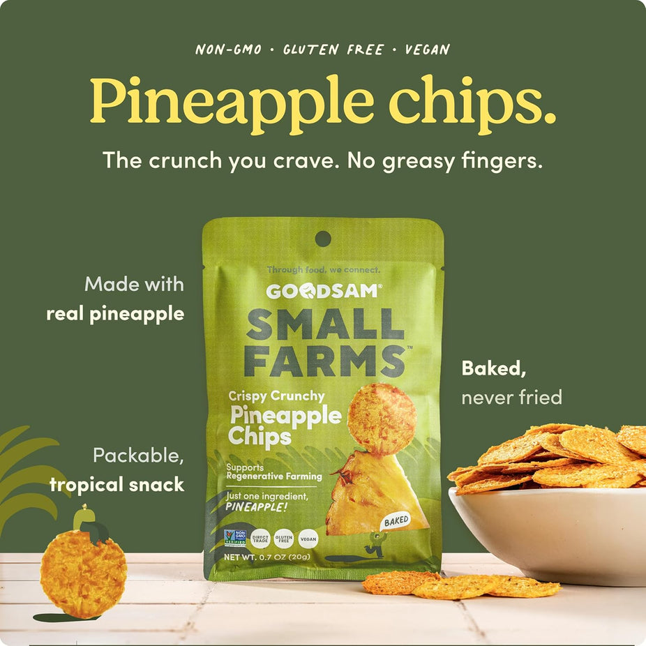 Crispy Crunchy Pineapple Chips (8 CT)