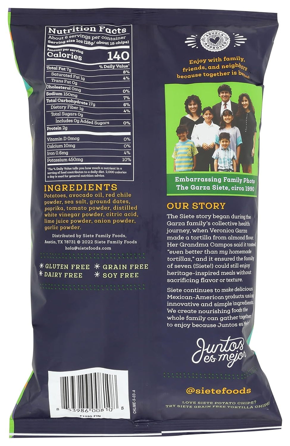 Chile Lime Kettle Cooked Potato Chips