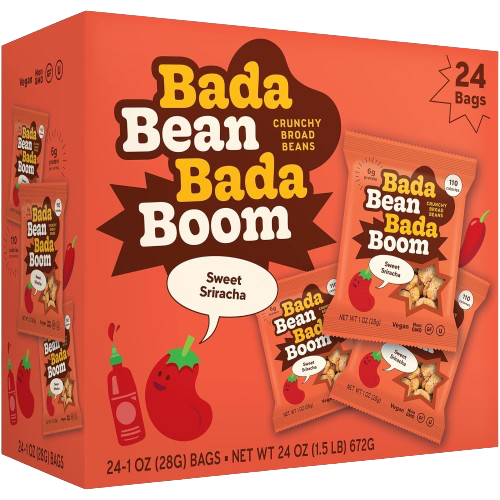 Sweet Sriracha Fava Bean Snack Plant-Based Protein (24 Pack)