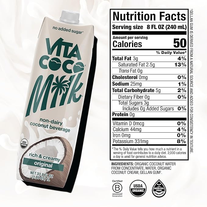Non-Dairy Coconut Beverage