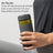 16oz Glass Wide Mouth Water Bottle - Charcoal