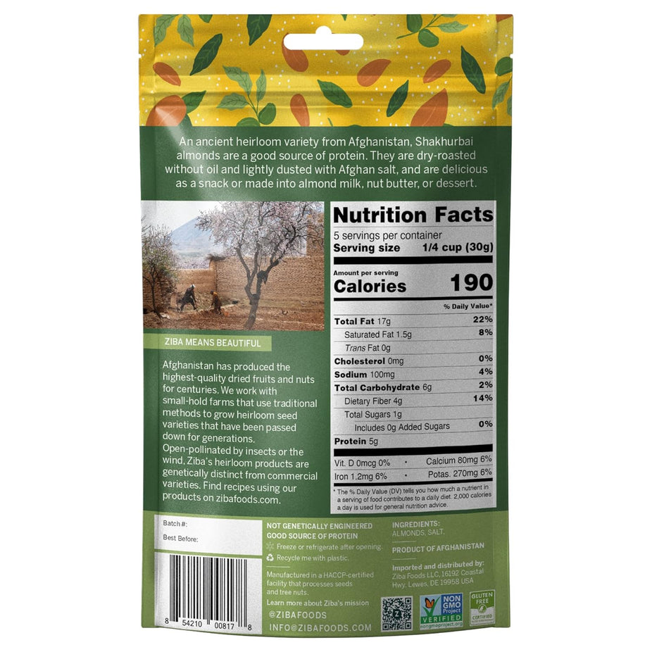 Roasted And Salted Shakhurbai Almonds