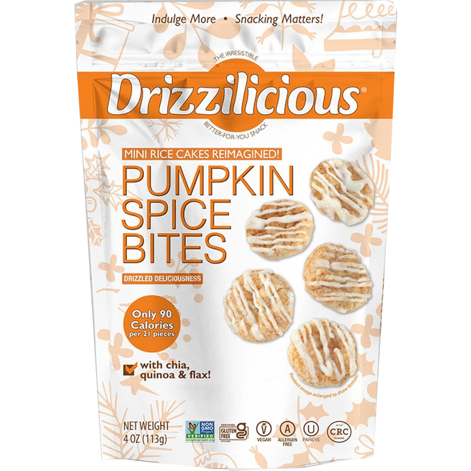 Pumpkin Spice Bites Mini Rice Cakes