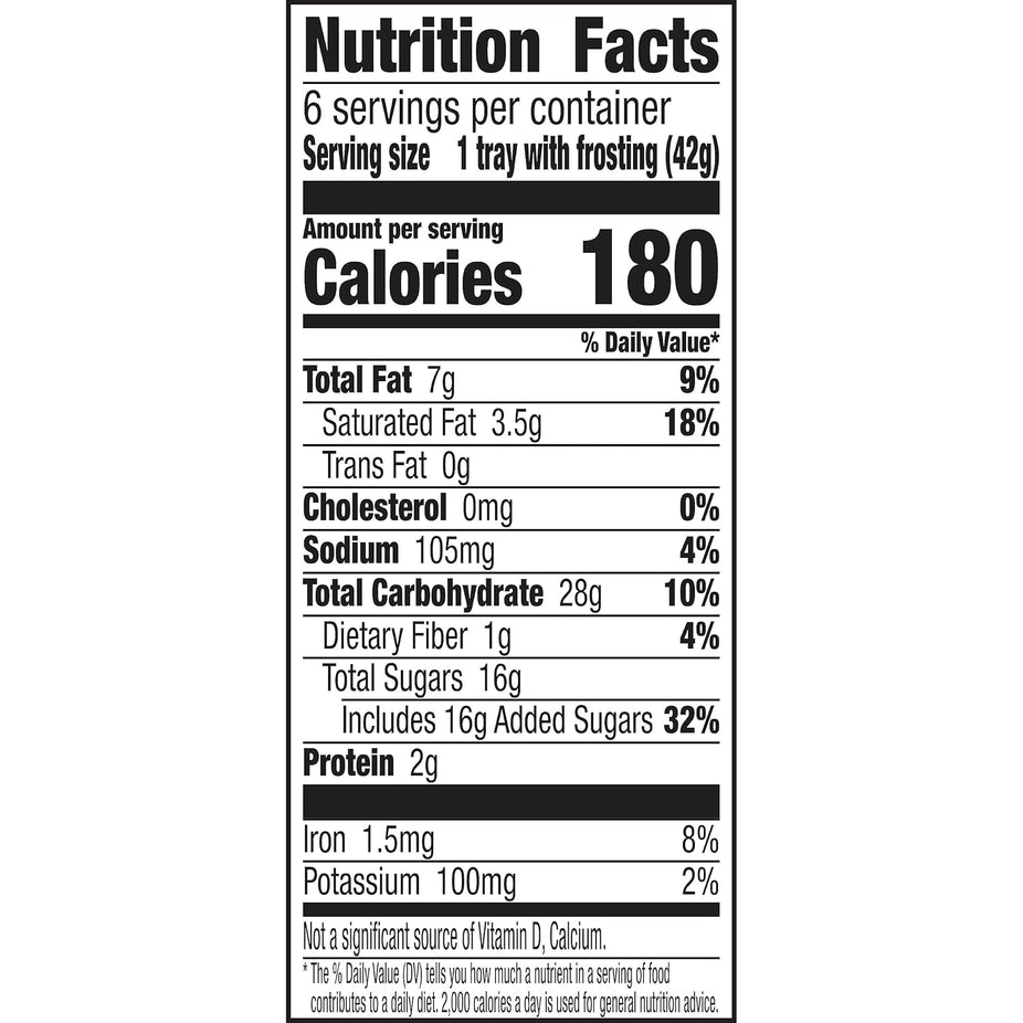 Chocolate Cookies and Double Chocolate Frosting (6 CT)