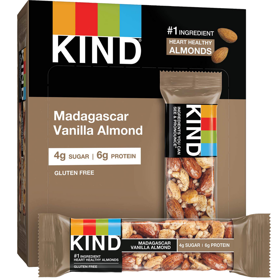 Madagascar Vanilla Almond Bar (12 Pack)