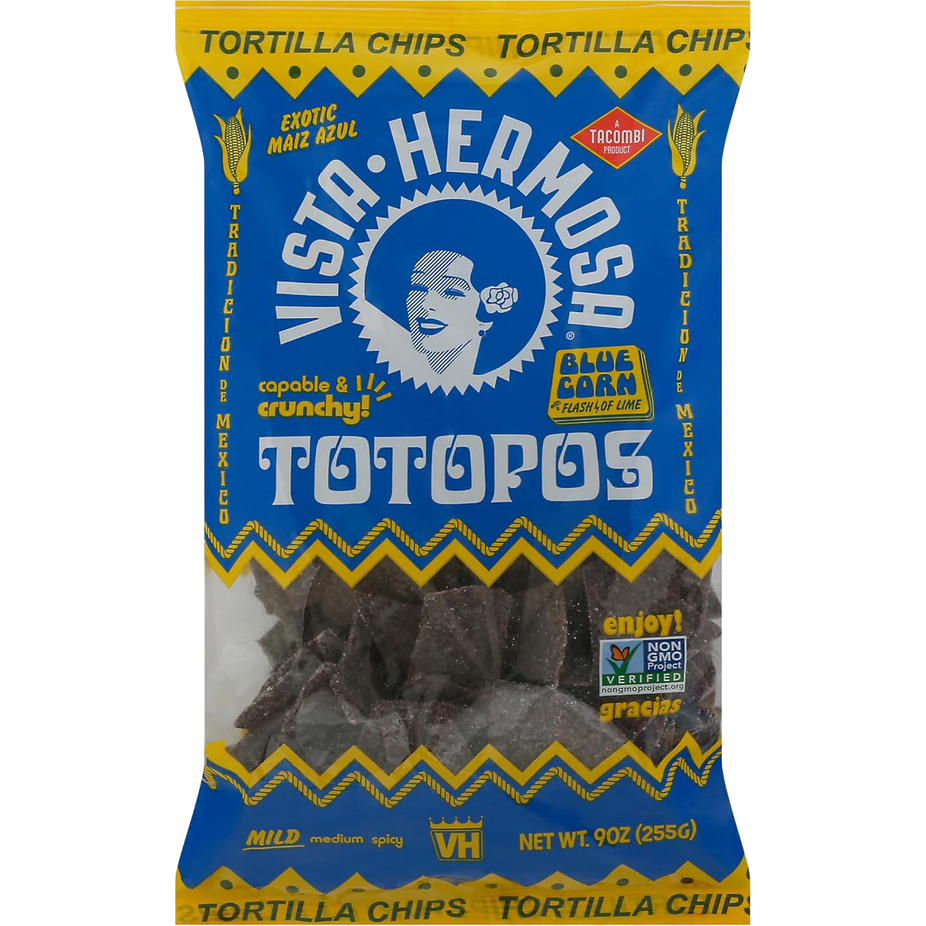 Blue Corn Totopos Tortilla Chips