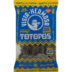 Blue Corn Totopos Tortilla Chips
