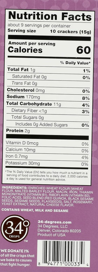 Seeded Crisps Crackers