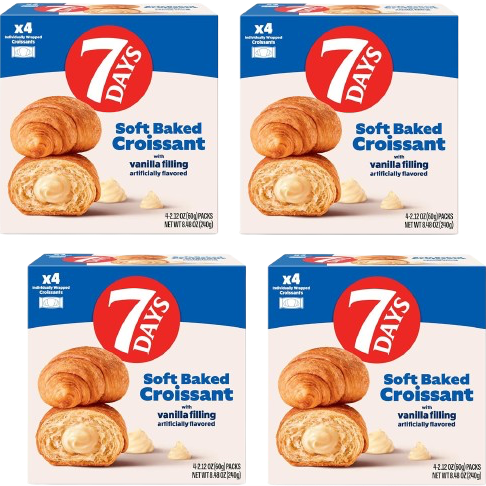Vanilla Soft Croissant (4 Pack)