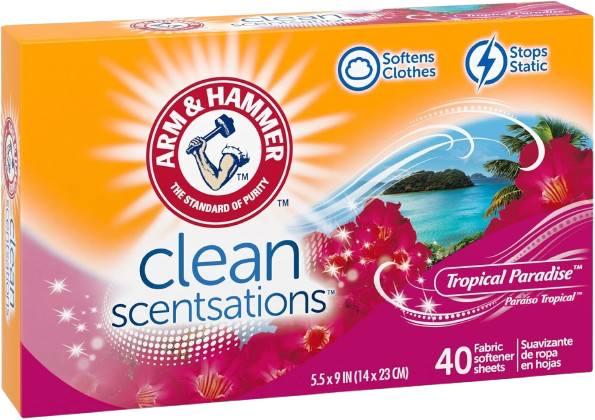 Fresh & Soft Fabric Softener Sheets (40 CT) - Tropical Paradise