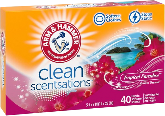 Fresh & Soft Fabric Softener Sheets (40 CT) - Tropical Paradise