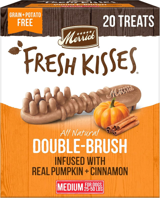 Fresh Kisses Pumpkin Cinnamon Med Brush for Dogs