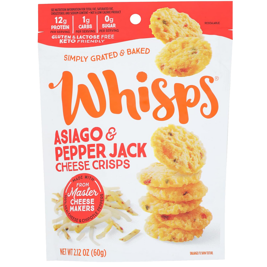 Pepperjack Asiago Cheese Crackers