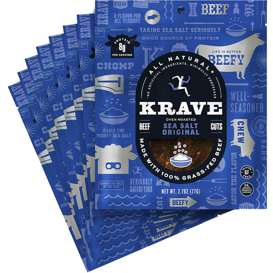 Sea Salt Original Beef Jerky (8 Pack)