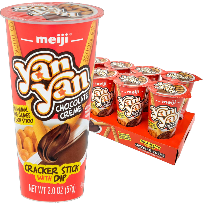 Yan Yan Chocolate Cream Stick (10 Pack)