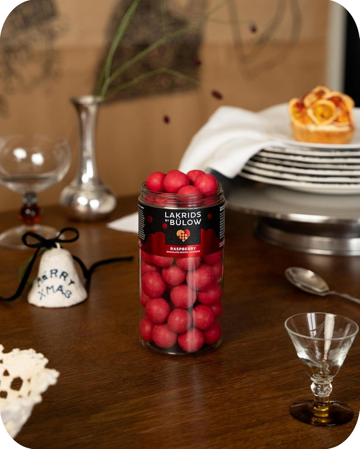 Crispy Raspberry Chocolate Coated Gourmet Licorice