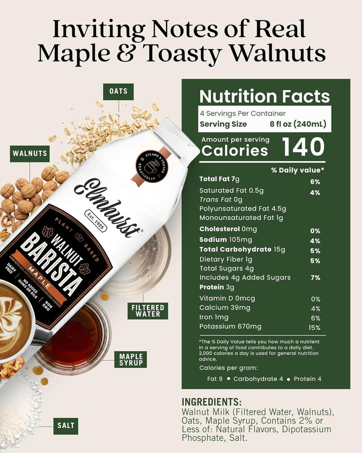 Maple Walnut Milk Barista Edition